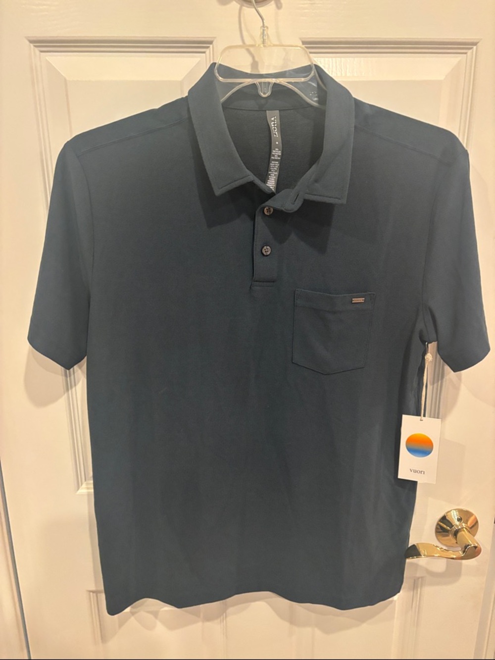 Vuori Men's Dark Green Pocket Polo